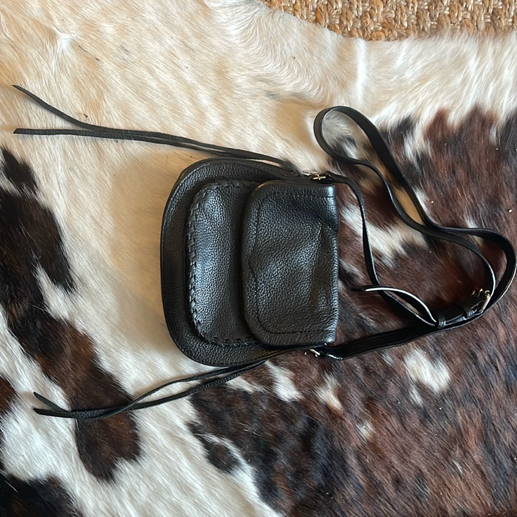 Rebecca Minkoff Black Leather Satchel Bag